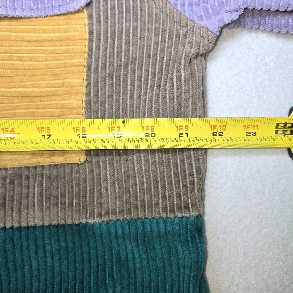 Urban Outfitters Patchwork Corduroy Jacket Medium M Colorblock Grandpacore Retro - Picture 9 of 16